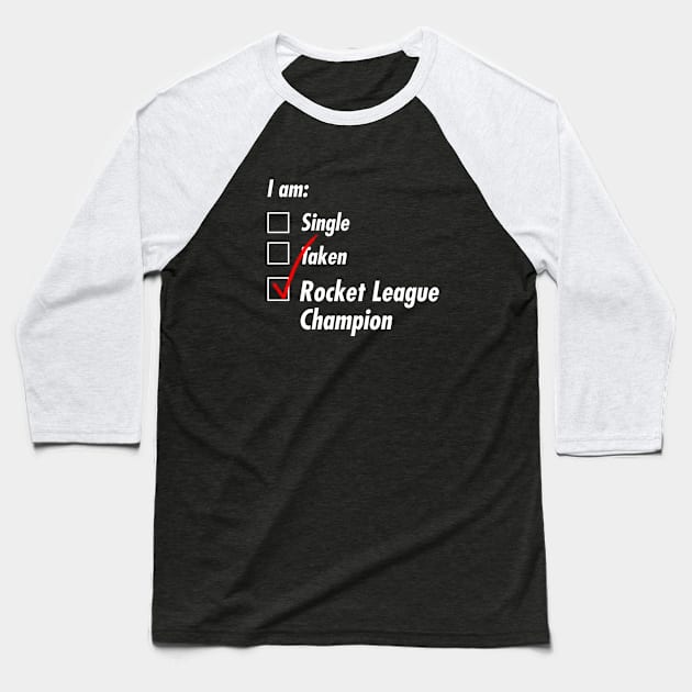 Single Taken Champion Baseball T-Shirt by TeEmporium